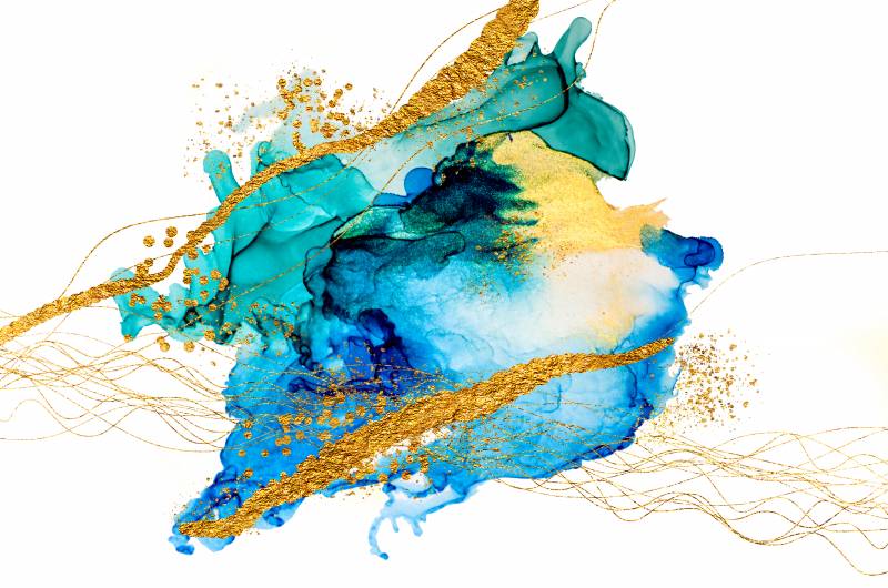 Absztrakt festékfolyás 86