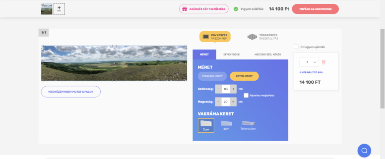 képernyőkép tájkép